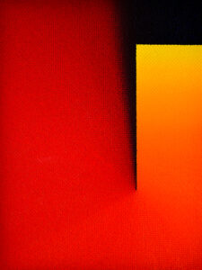 "Räumliches Gelb" , 81 x 61 cm, 2025