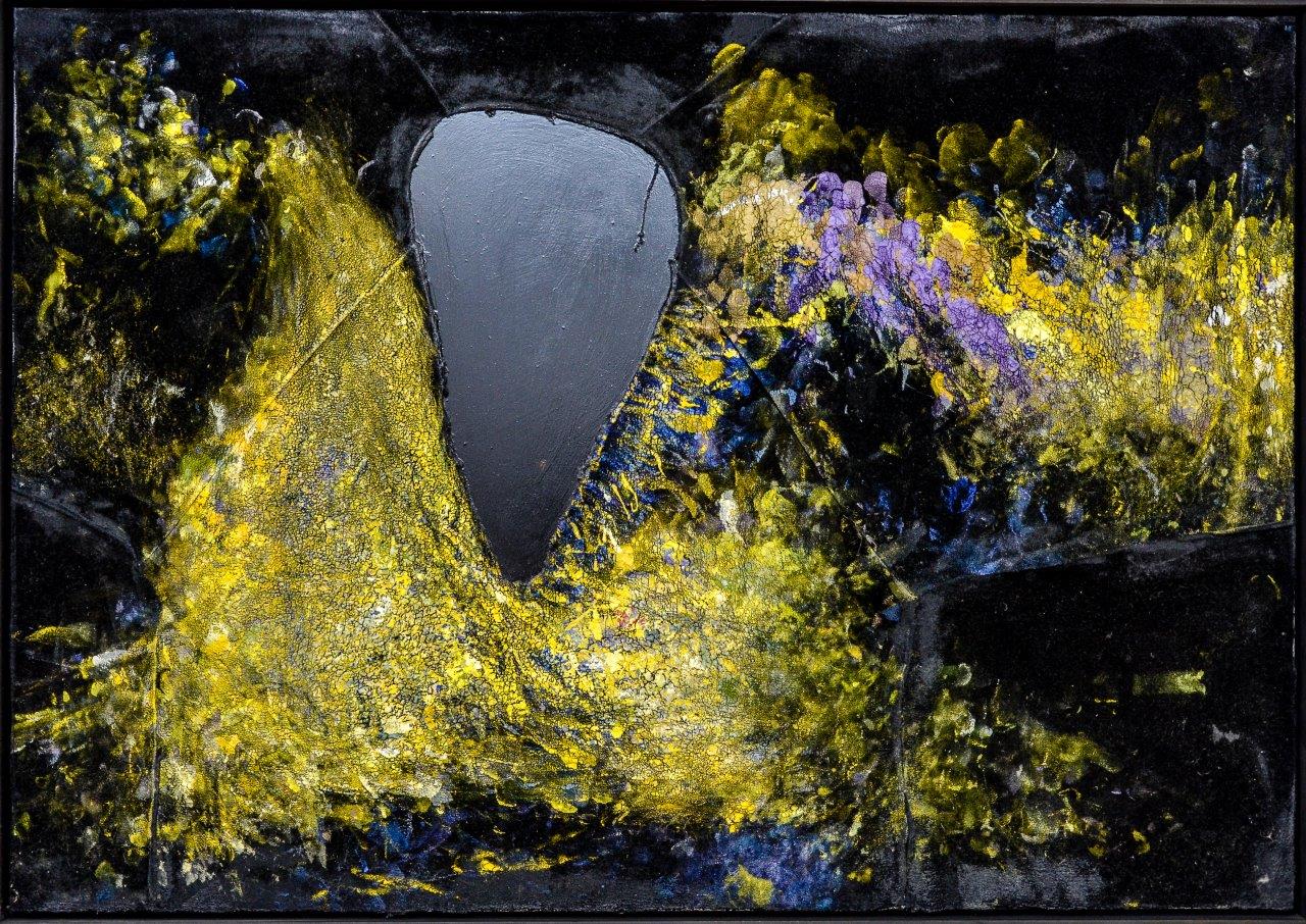 Leftover auf Holzrahmen, 70 x 100 cm, 2004