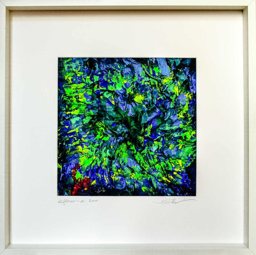 "Leftover Nr. 12", 50 x 50 x 5 cm, 2025