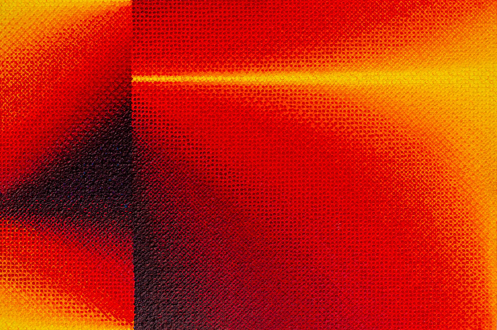 "Flirrende Tiefe", 41 x 61 cm, 2026