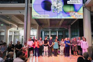 "Sehnsuchtstriptychon" von Scharein in der Jahresausstellung 2026, ZKM Karlsruhe